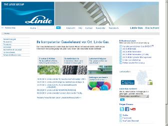 linde-gas.de website preview