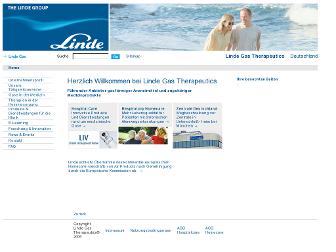 linde-gastherapeutics.de website preview