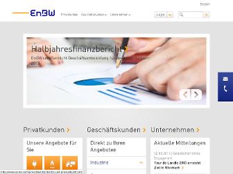enbw.com website preview