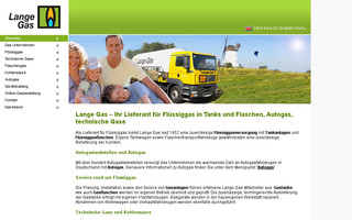 langegas.com website preview