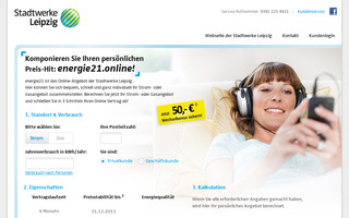 energie21-online.de website preview