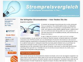 billigsterstromanbieter.com website preview