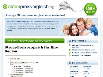 strompreisvergleich.org website preview