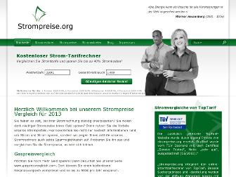 strompreise.org website preview