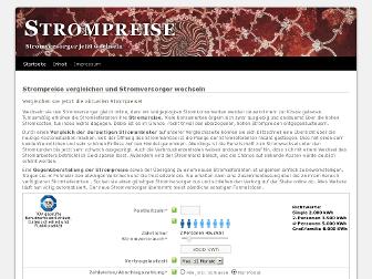 strompreise-2013.de website preview