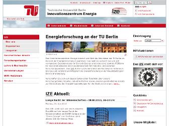 energie.tu-berlin.de website preview