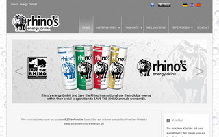 rhinos-energy.com website preview