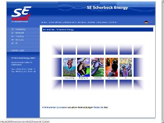 scherbeck-energy.de website preview