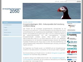 energietechnologien2050.de website preview