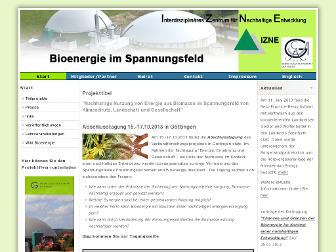 bioenergie.uni-goettingen.de website preview