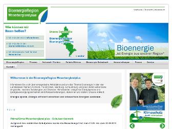 bioenergie-weserbergland-plus.de website preview