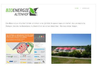bioenergie-altenhof.de website preview