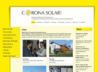 corona-solar.de website preview