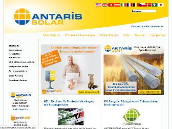 antaris-solar.de website preview