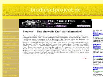 biodieselproject.de website preview