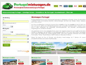 portugalmietwagen.de website preview