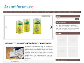 arzneiforum.de website preview