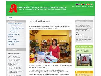 xn--wiesenhtter-apotheken-fic.de website preview