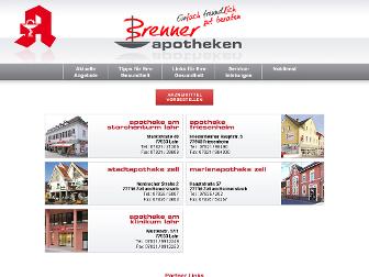 brenner-apotheken.de website preview