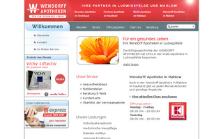 apotheke-ludwigsfelde.de website preview
