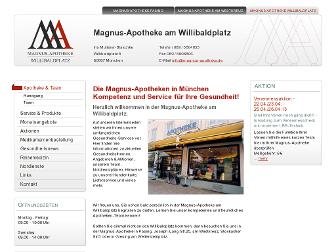magnus-apotheke-willibaldplatz.de website preview