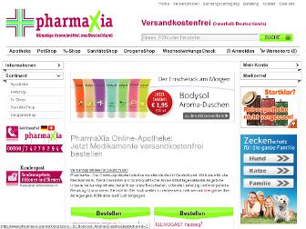pharmaxia.com website preview
