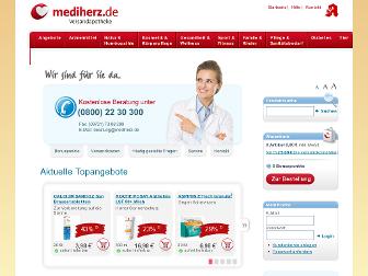 mediherz-shop.de website preview