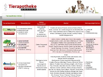 tierapothekeonline.com website preview