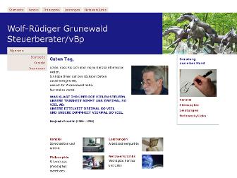 grunewald-steuerberater.de website preview