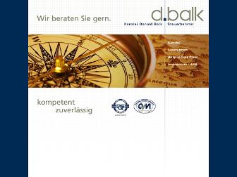 steuerberater-donald-balk.de website preview