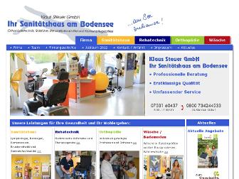 sanitaetshaus-bodensee.de website preview