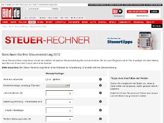 steuerrechner.bild.de website preview