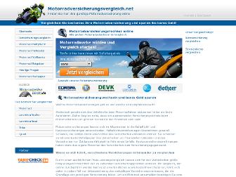 motorradversicherungsvergleich.net website preview