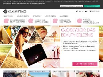 glossybox.de website preview