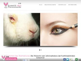 kosmetik-ohne-tierversuche.de website preview