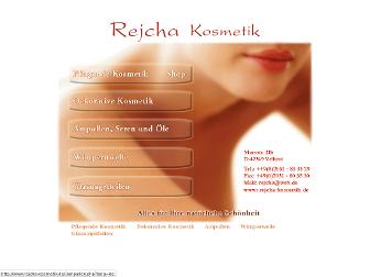 rejcha-kosmetik.de website preview