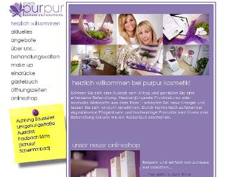purpur-kosmetik.de website preview