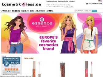 kosmetik4less.de website preview