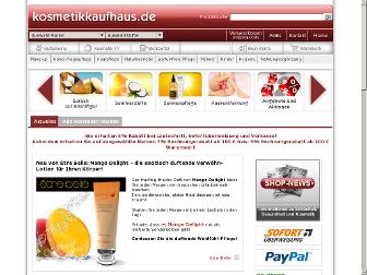 kosmetikkaufhaus.de website preview
