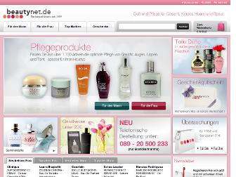 beautynet.de website preview