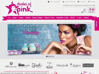 shades-of-pink.de website preview