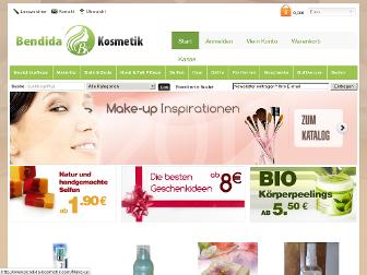bendida-kosmetik.com website preview