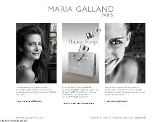 maria-galland.de website preview