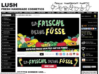 lush-shop.de website preview