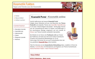 kosmetik-fakten.de website preview