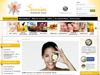 samira-kosmetik-shop.de website preview