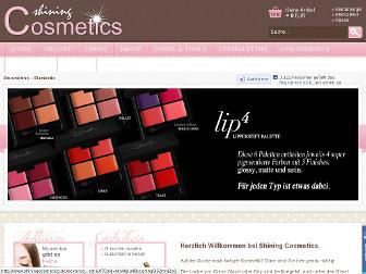 shining-cosmetics.de website preview