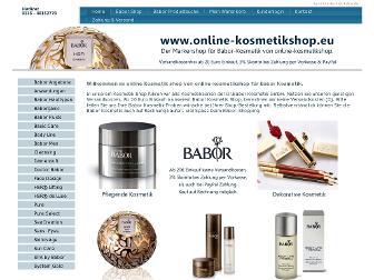 online-kosmetikshop.eu website preview