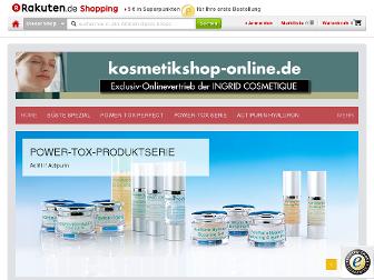 kosmetikshop-online.tradoria-shop.de website preview