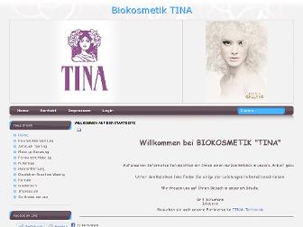 tina-biokosmetik.de website preview